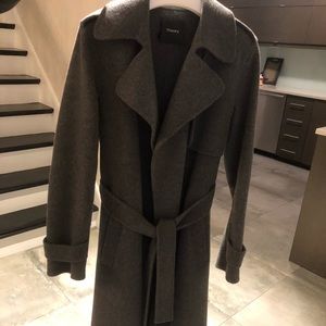 Theory Xs grey coat